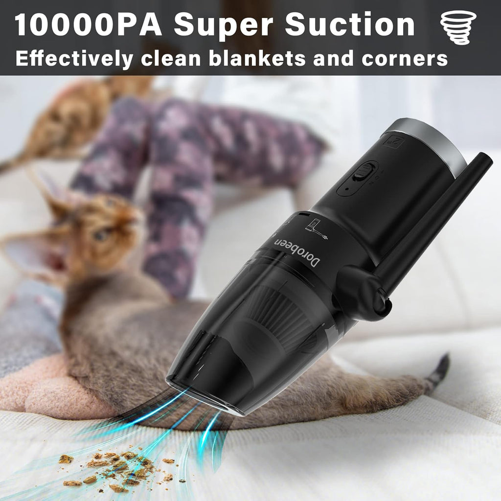 Cordless Air Duster Blower Vacuum 2 in 1, 77000 RPM Motor, 10000 PA Suction F897