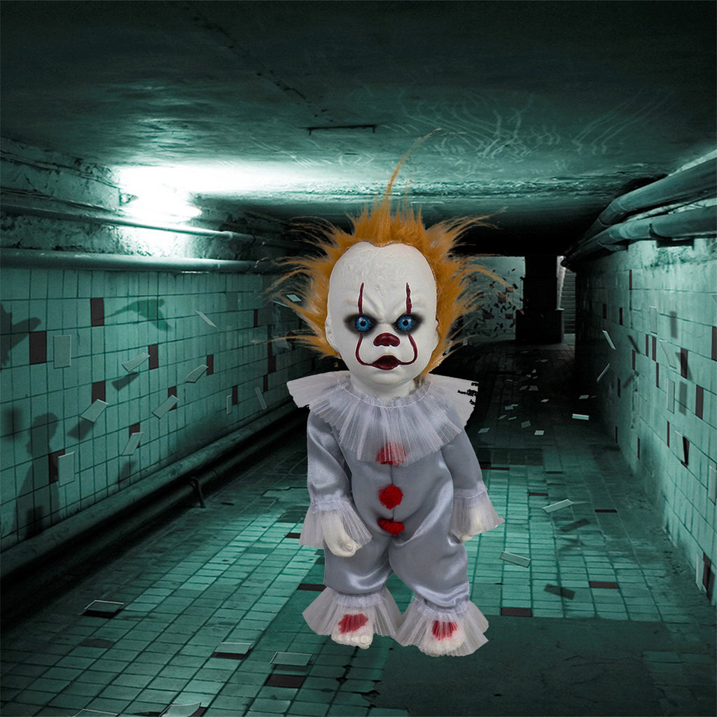 Halloween Plush Dolls Toys Stuffed Scary Clown Cat Ornaments Q349059
