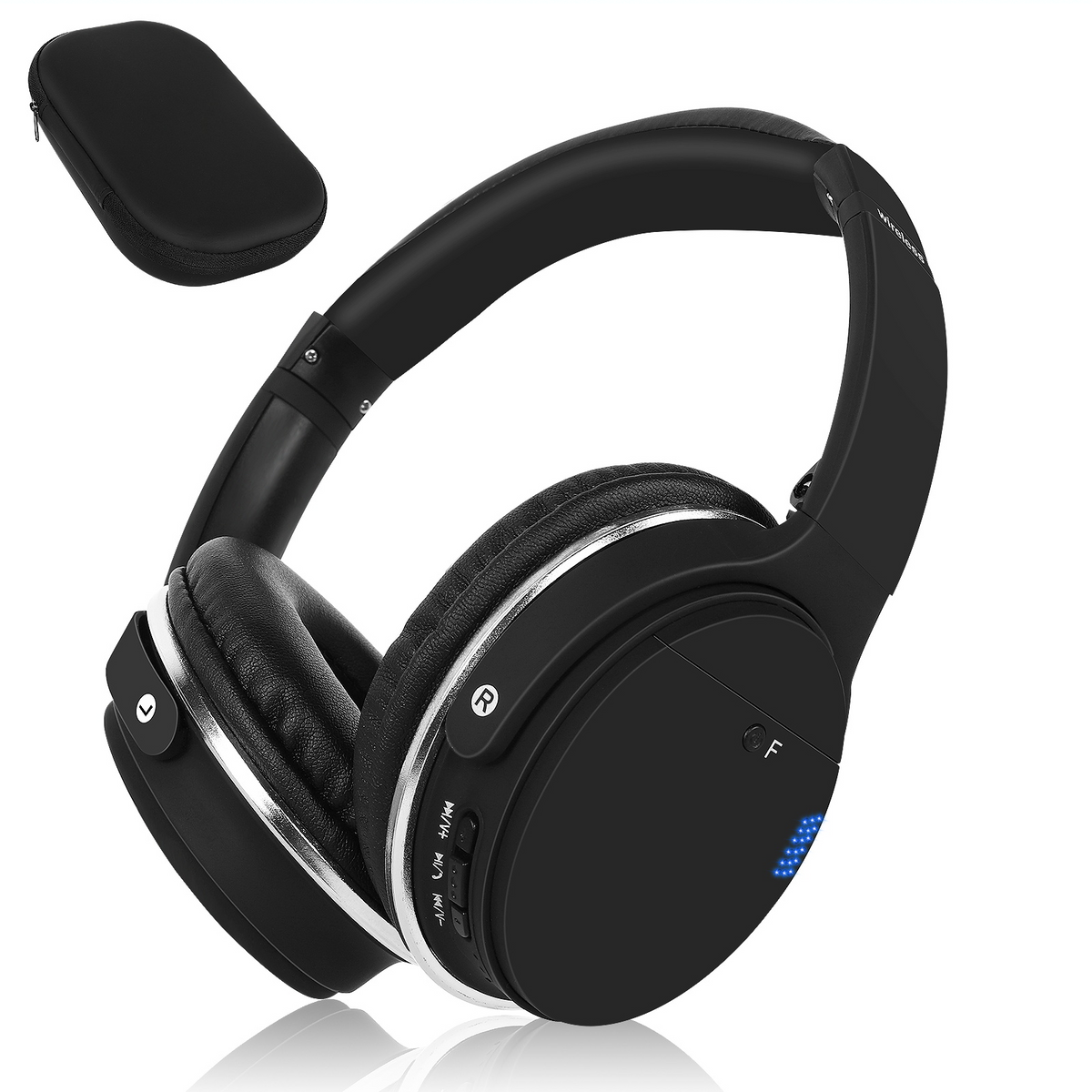 Wireless Bluetooth Over The Ear Headphones with Mic F463892