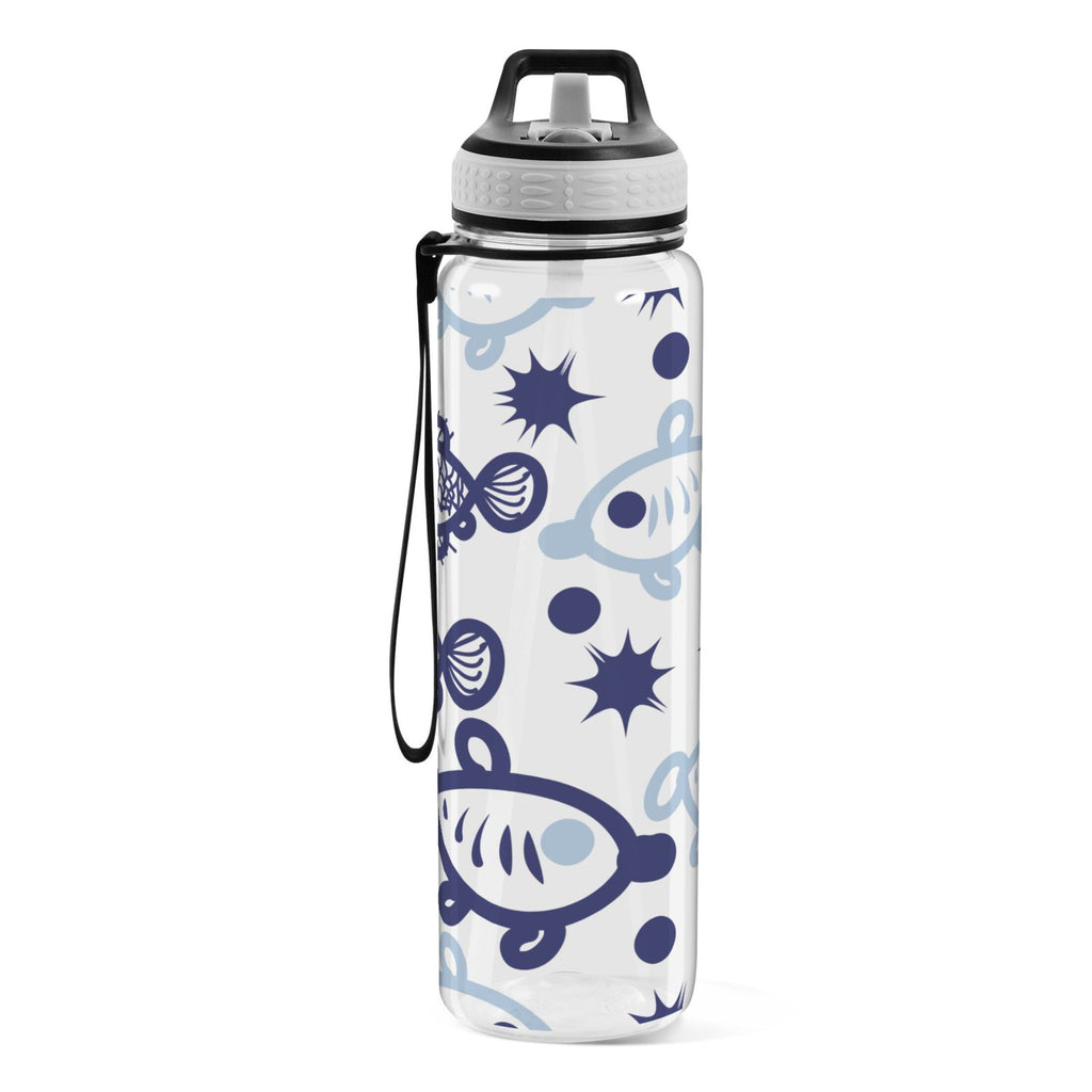 32oz Tritan Leakproof Clear Sports Water Bottle U133