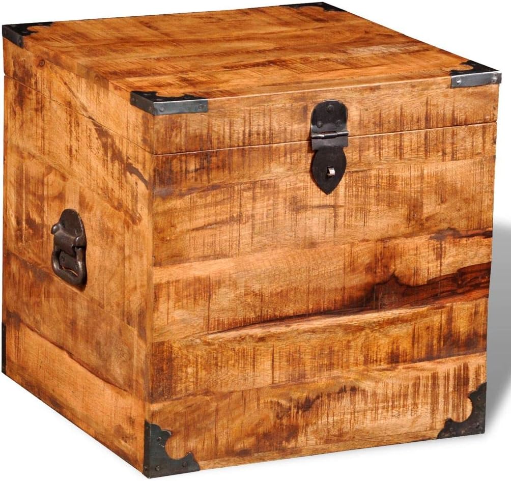 Wooden Storage Chest with Handles X152