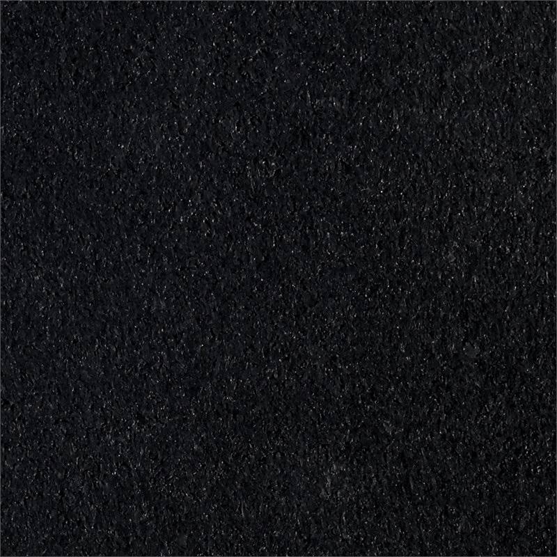 Black 1-Door Enclosed Recycled Rubber Bulletin Board C978
