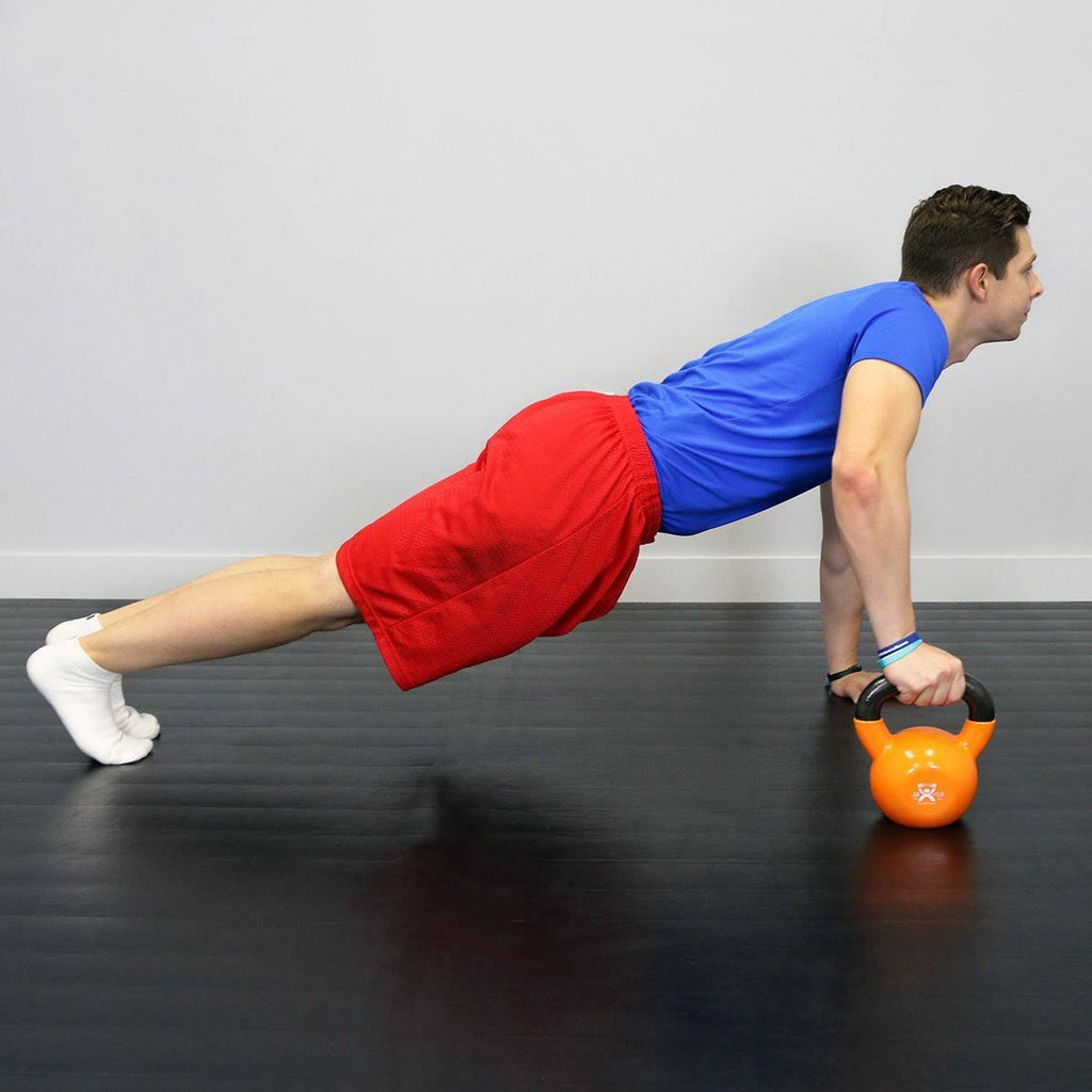 Gold Vinyl Coated Kettlebell 30 lbs I342919