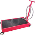 Red 20 Gallon Oil Drain Pan with Pump and 8' Hose O5549