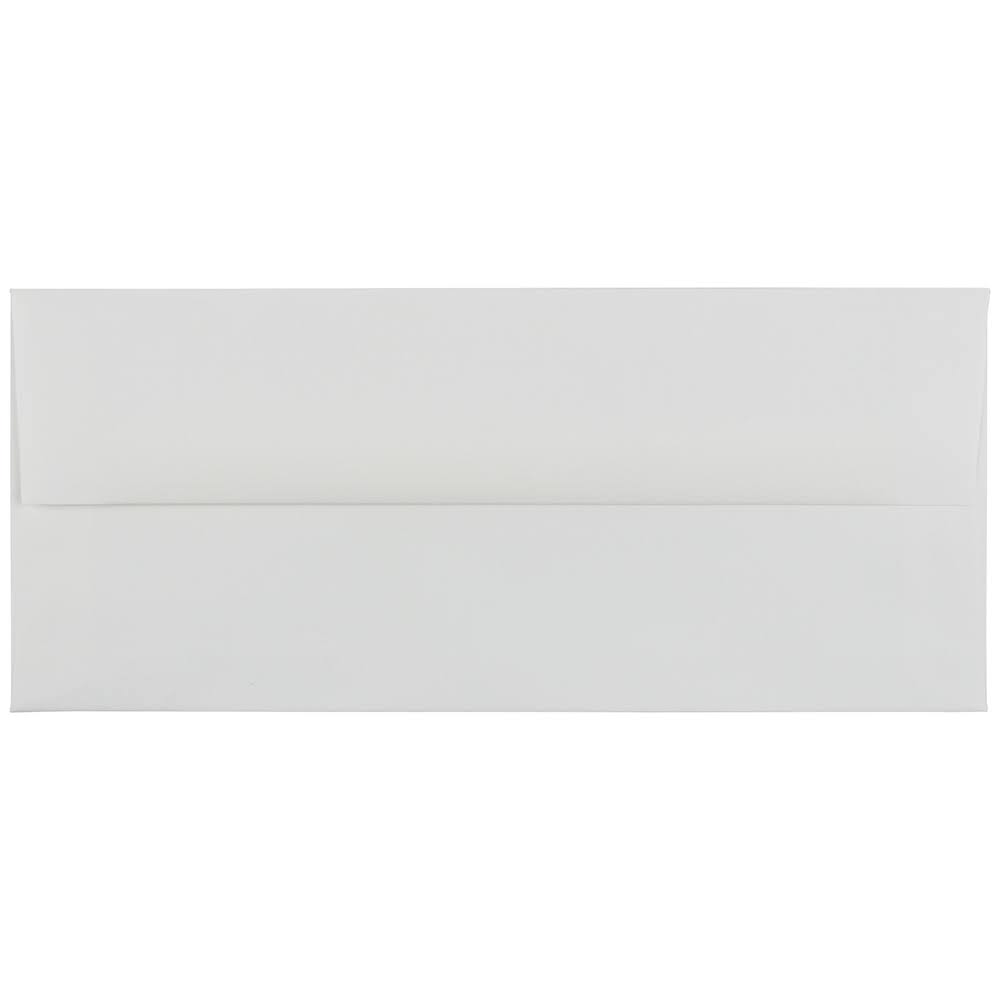 #10 Business Envelopes, 4 1/8 x 9 1/2, Bright White Laid, 1000/Carton V1894