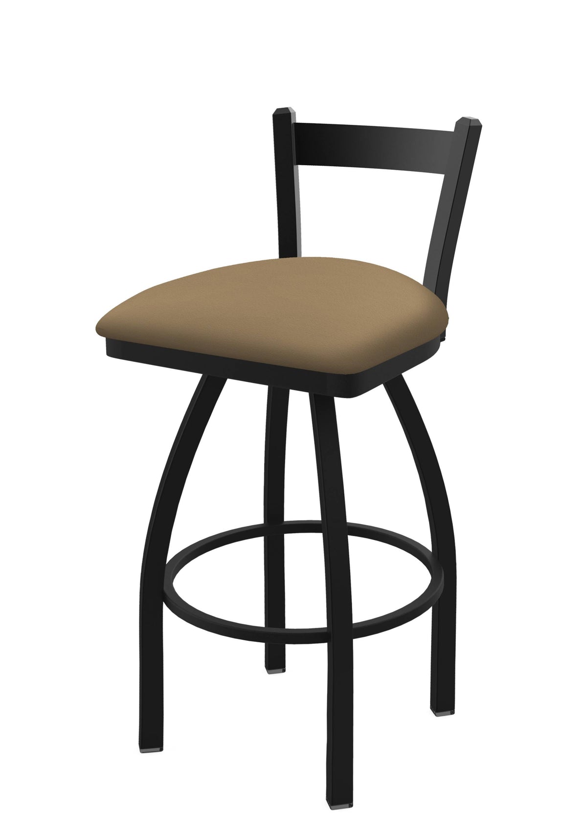 Black Wrinkle Finish Swivel Bar Stool Q5189