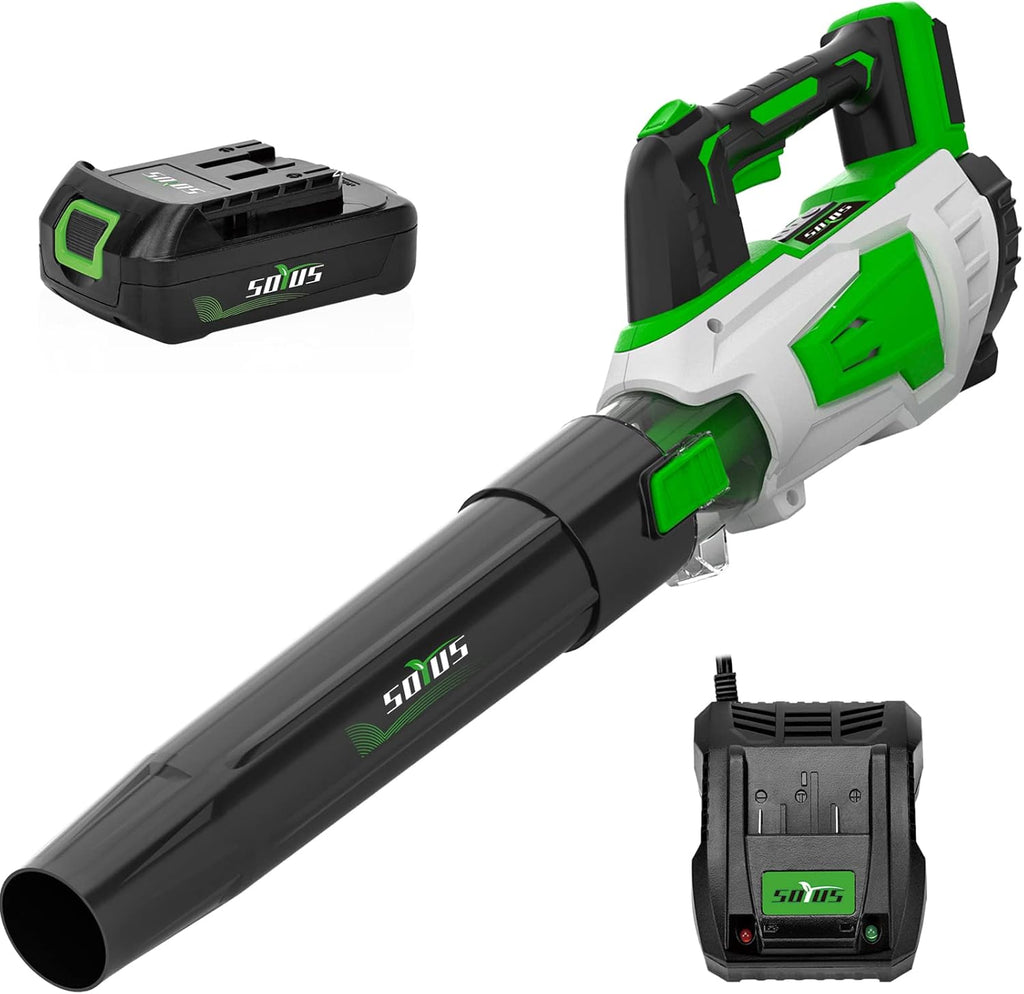 Cordless Electric Leaf Blower, 20V 2AH, 350 CFM, 2 Speed, Pack of 2 I166
