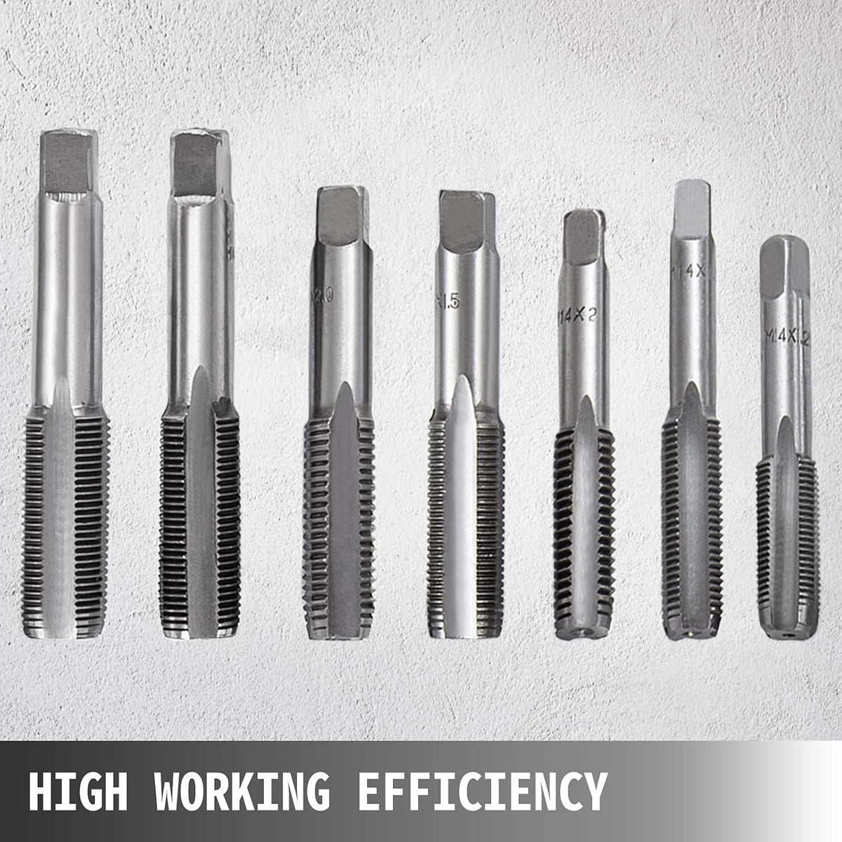 110Pcs Tungsten Steel Titanium Tap & Die Metric Tool Set W4657