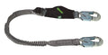 Shock-Absorbing Lanyard, Black/Gray Q64638