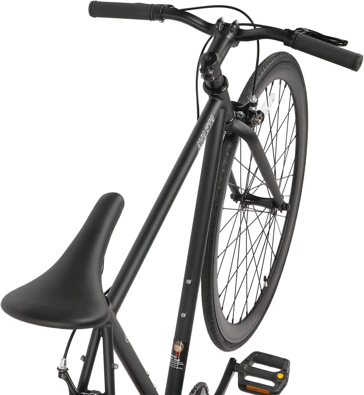 Black Fixed Gear Urban Commuter Bike S146452