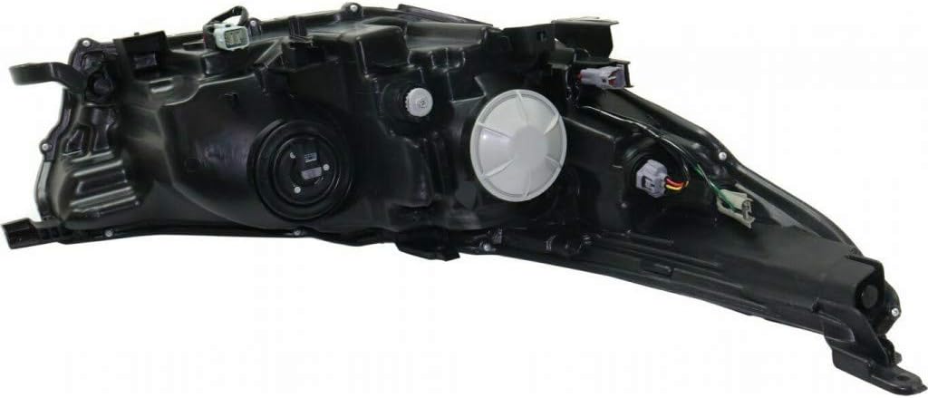 Passenger Side Headlight Assembly with Smoked Chrome Accent E824