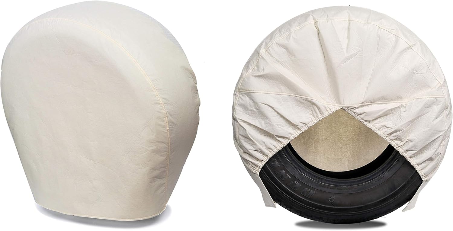 Tough Tire Covers for RV Wheel 4 Pack Black M59796