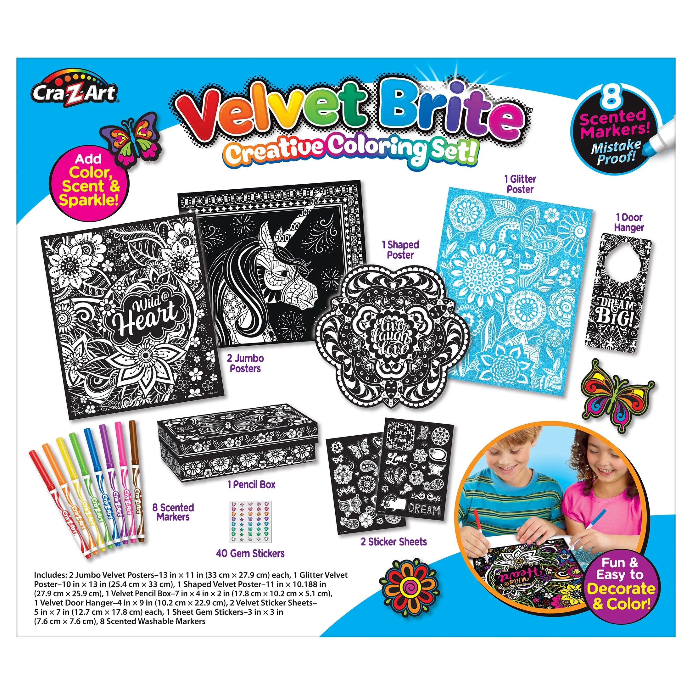Velvet Brite Creative Coloring Set M5713