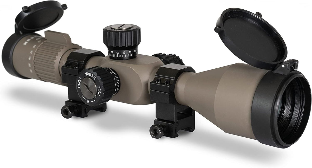 3-18x50 First Focal Plane Rifle Scope with Illuminated MOA Reticle C701