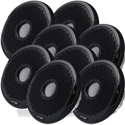 200 Watt 2-Way Speakers with White and Gray Grills T8961