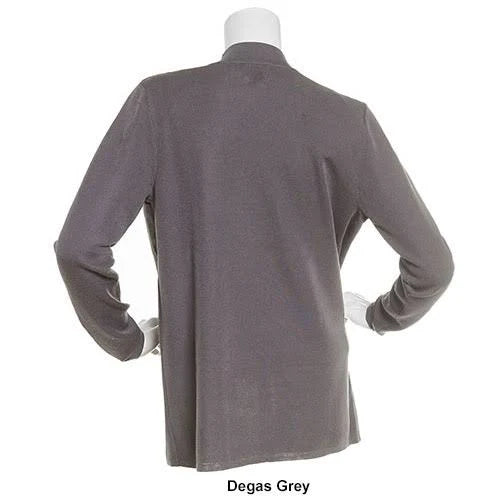 Black Open Front Cardigan F723210