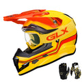 X-Large Kids ATV Dirt Bike Motocross Helmet Combo N997
