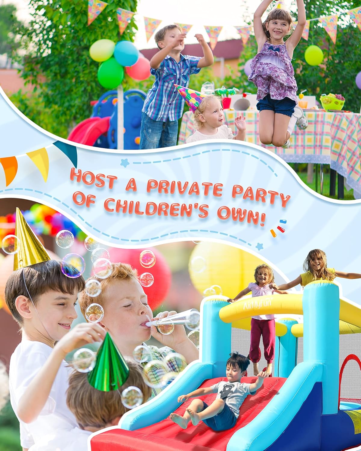 Bounce House with Blower Q758