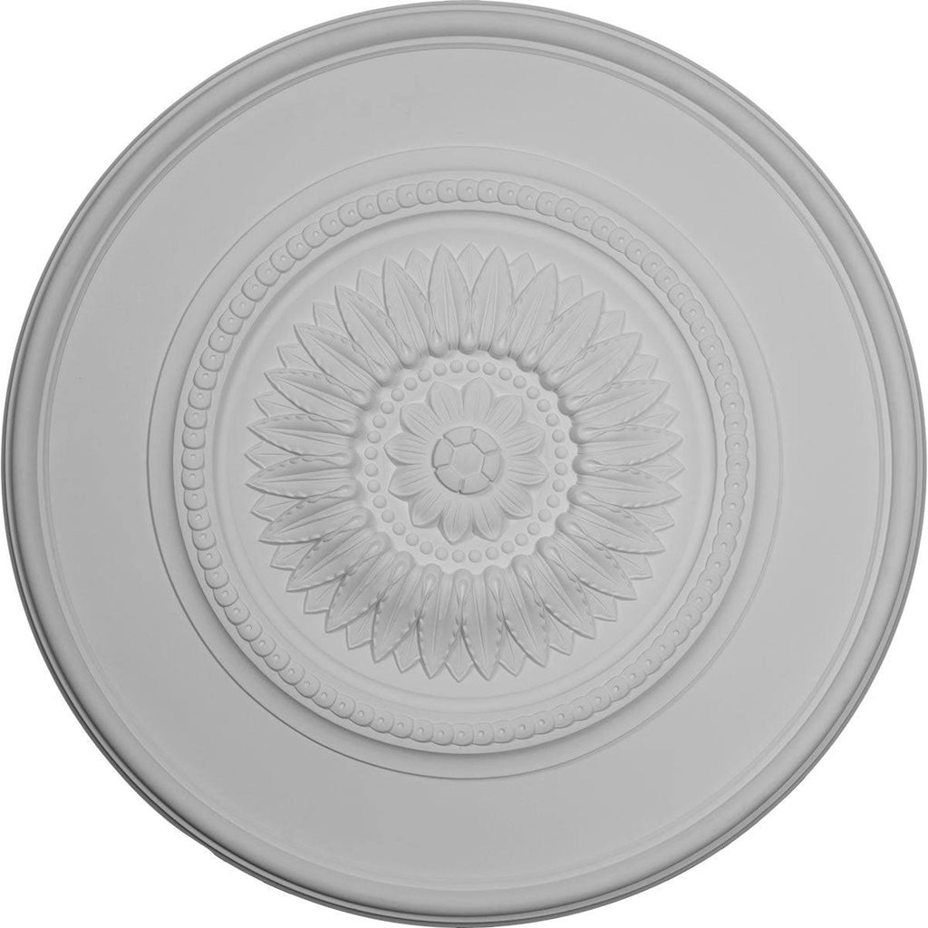 Large Floral Ceiling Medallion (Brass) V459