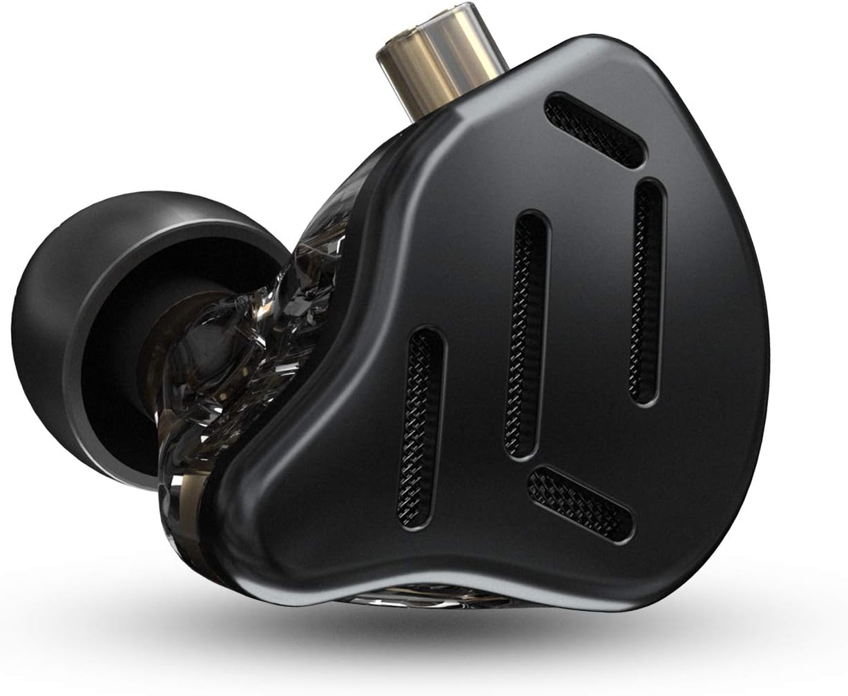 Metal Headset Hybrid 16 Drivers HiFi Bass Earbuds In Ear Monitor Headphones Noise Cancelling Earphones Black X82409