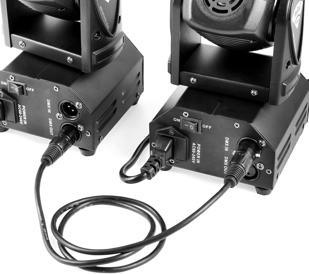 20 Pack 6.5FT 3-Pin DMX Cable Stage Light Wire K40428