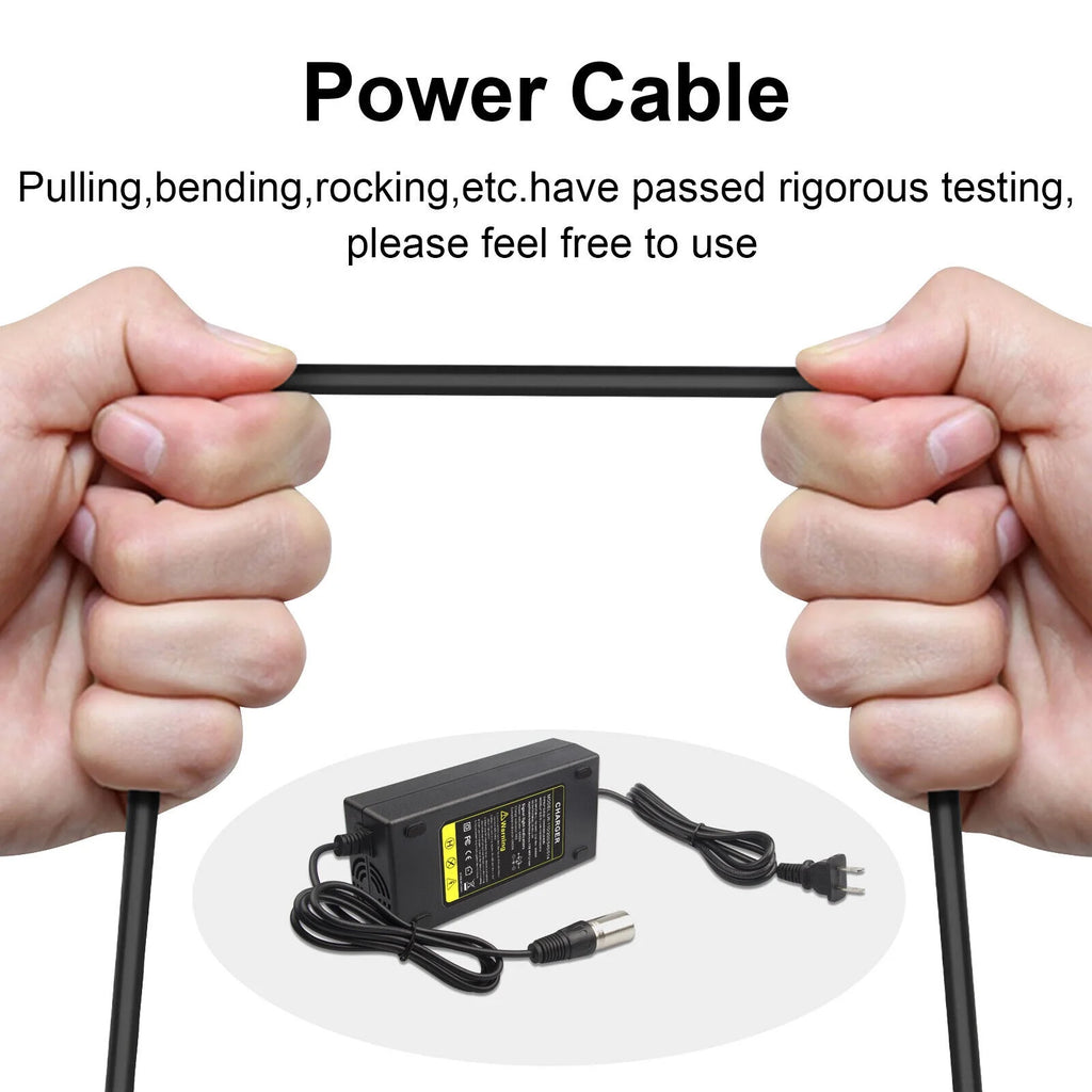 XLR Male Charger 54.6V 2A 110W Li-ion Battery F53869