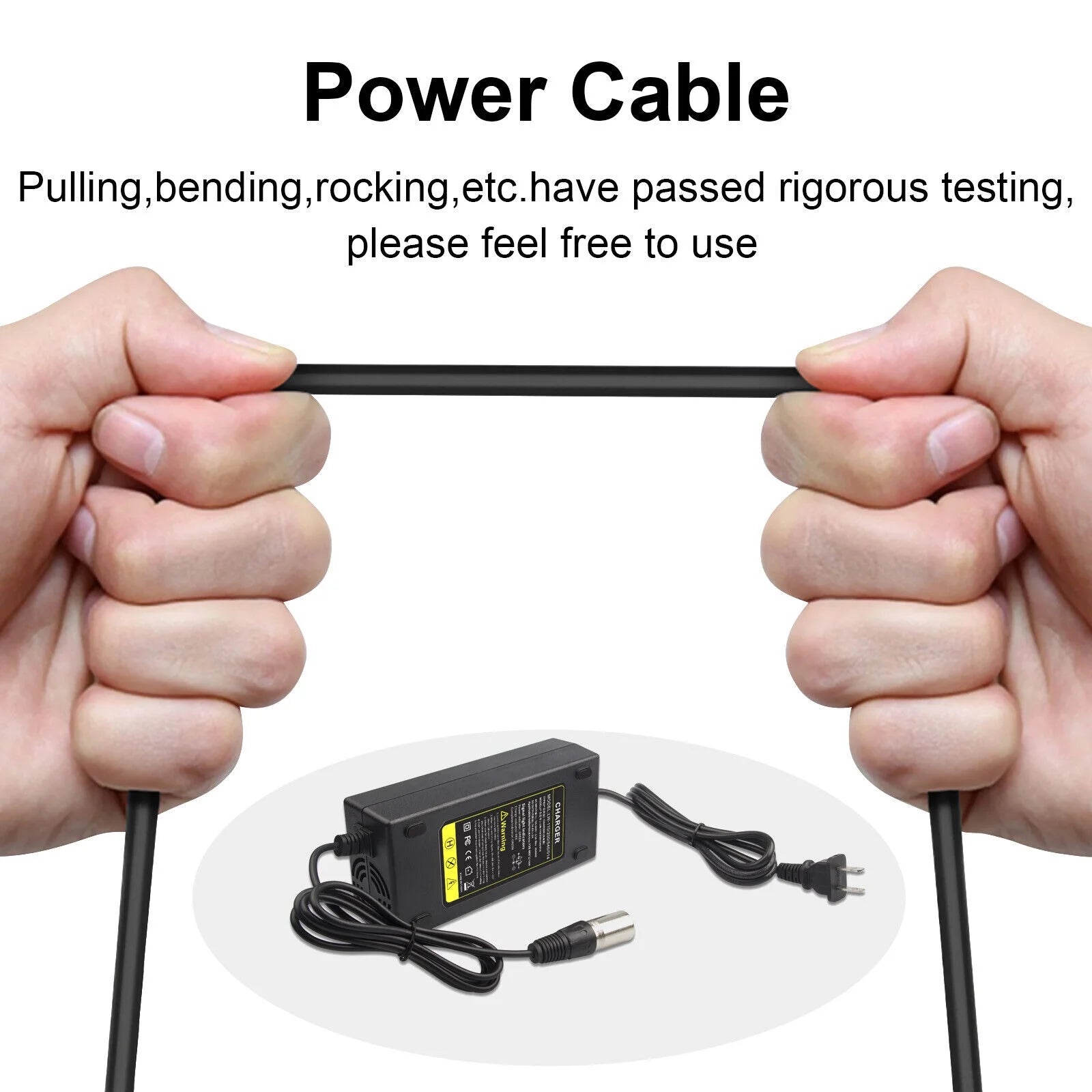 XLR Male Charger 54.6V 2A 110W Li-ion Battery F53869