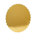 9 inch Gold Scalloped Cake Circle J481239