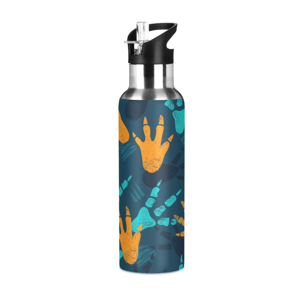 Stainless Steel Insulated Water Bottle with Straw Lid D65381