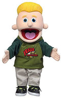 Caucasian Boy Jesus Is My Superhero 14 inch Glove Puppet Z987