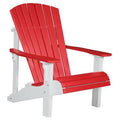 Red/White Plastic Adirondack Chair Q549