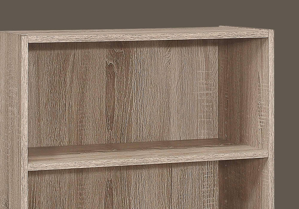 Dark Taupe 3 Shelves Bookcase I3944