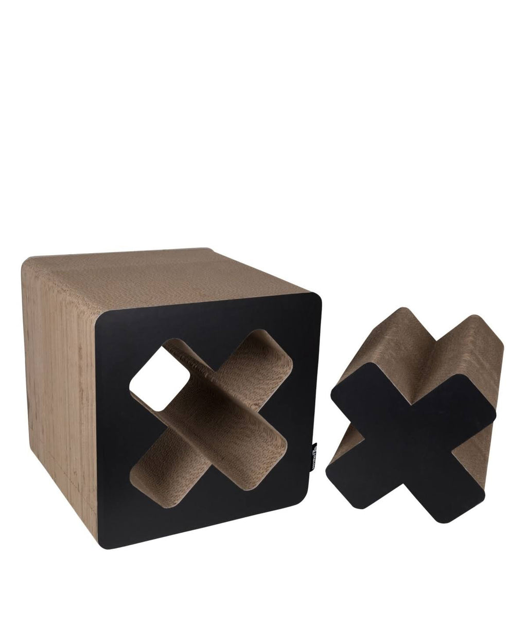 Black Large Cardboard Cat Scratcher C425186