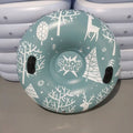 Inflatable Ski Rings with Handle Sled Board Winter Outdoor Toys O136