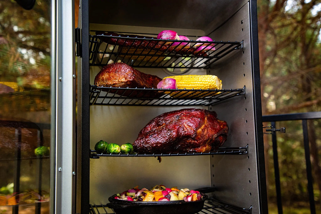 Blue Hammertone Vertical Smoker R778071
