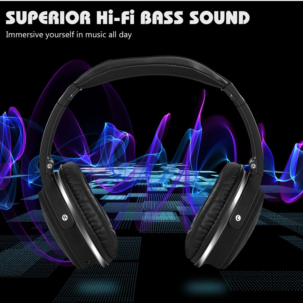 Wireless Bluetooth Over The Ear Headphones with Mic F463892