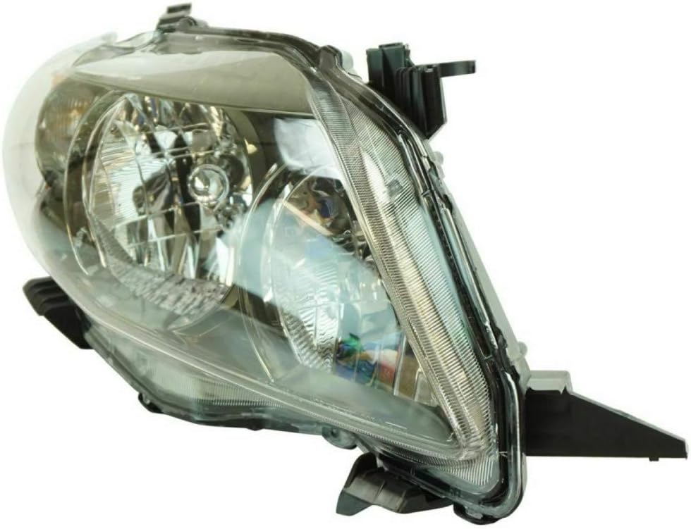 Passenger Side Headlight Assembly for Toyota Corolla 2009 2010 S/XRS Model USA Built W654