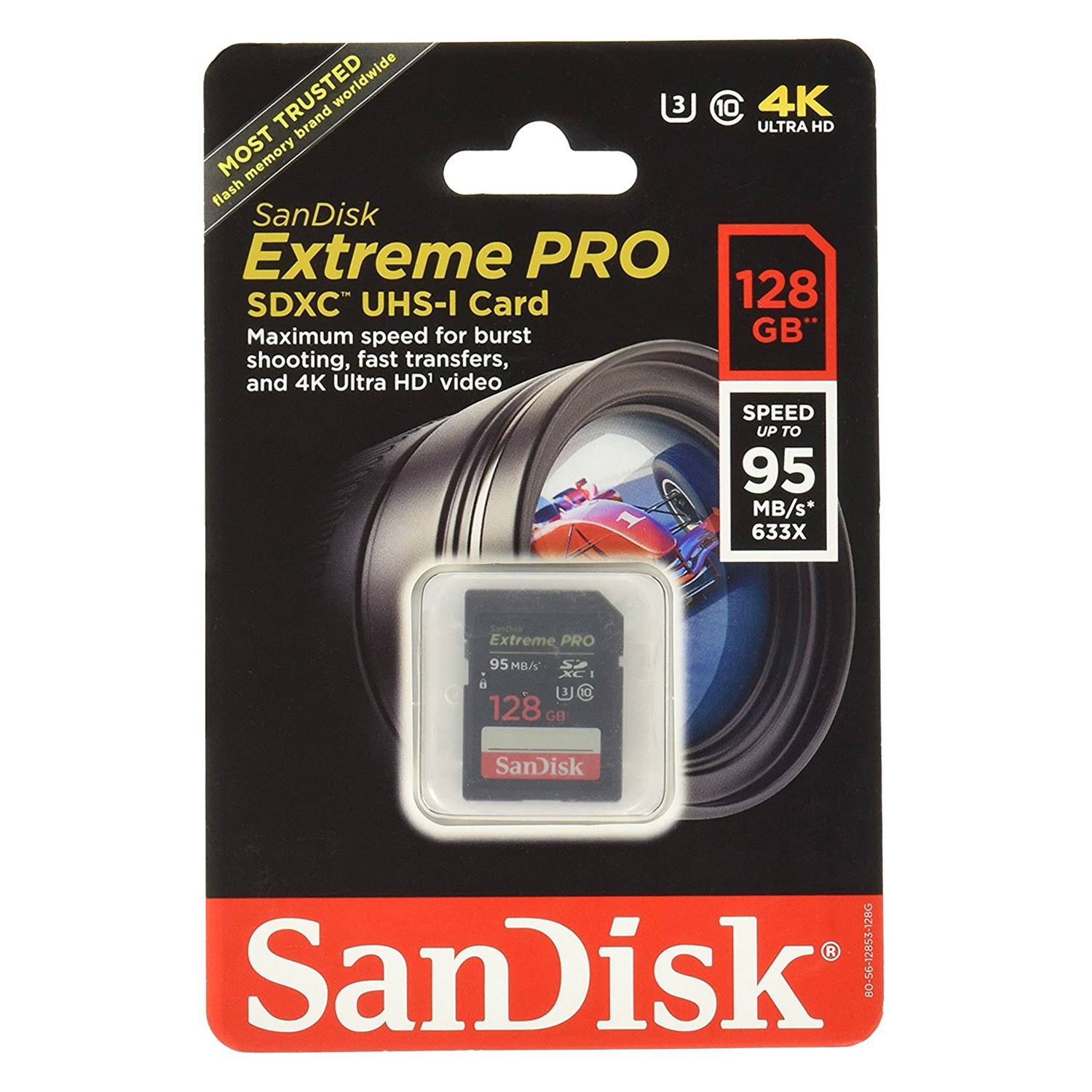 128GB SDXC UHS-I Memory Card N62464