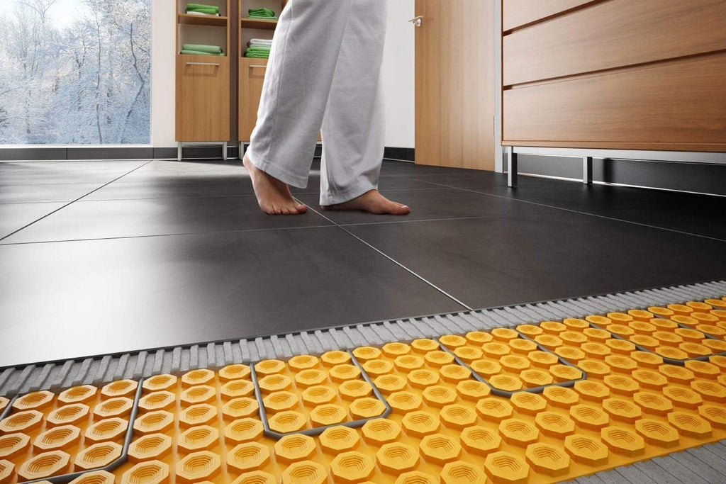 Floor Heating Kit 64 Square Feet with Thermostat A752129