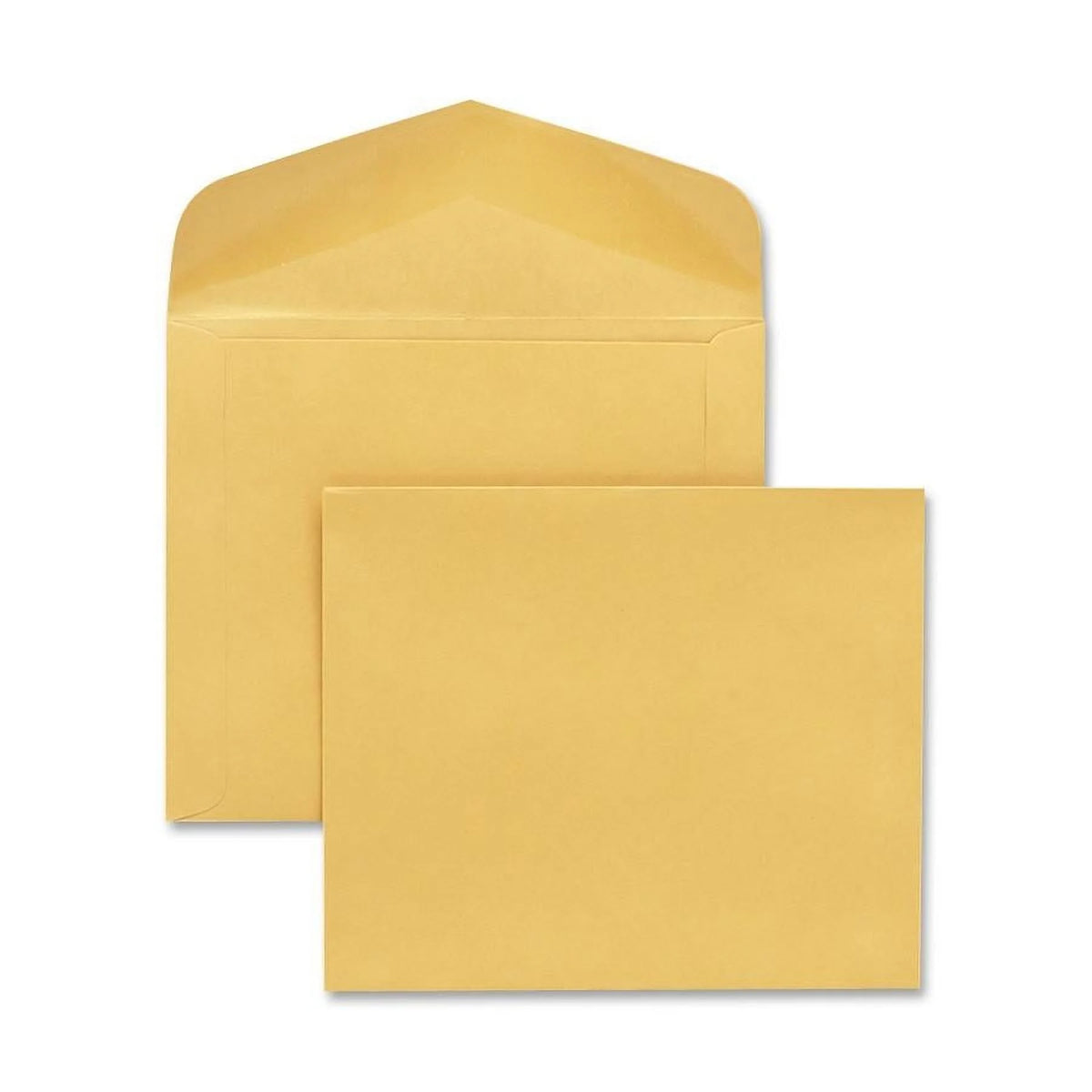 Brown Kraft Open-Side Booklet Envelope 10 x 12, 100/Box Y3461