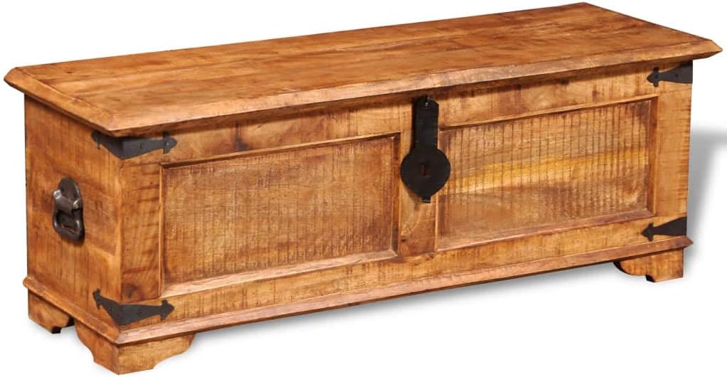 Wooden Storage Chest with Handles X152