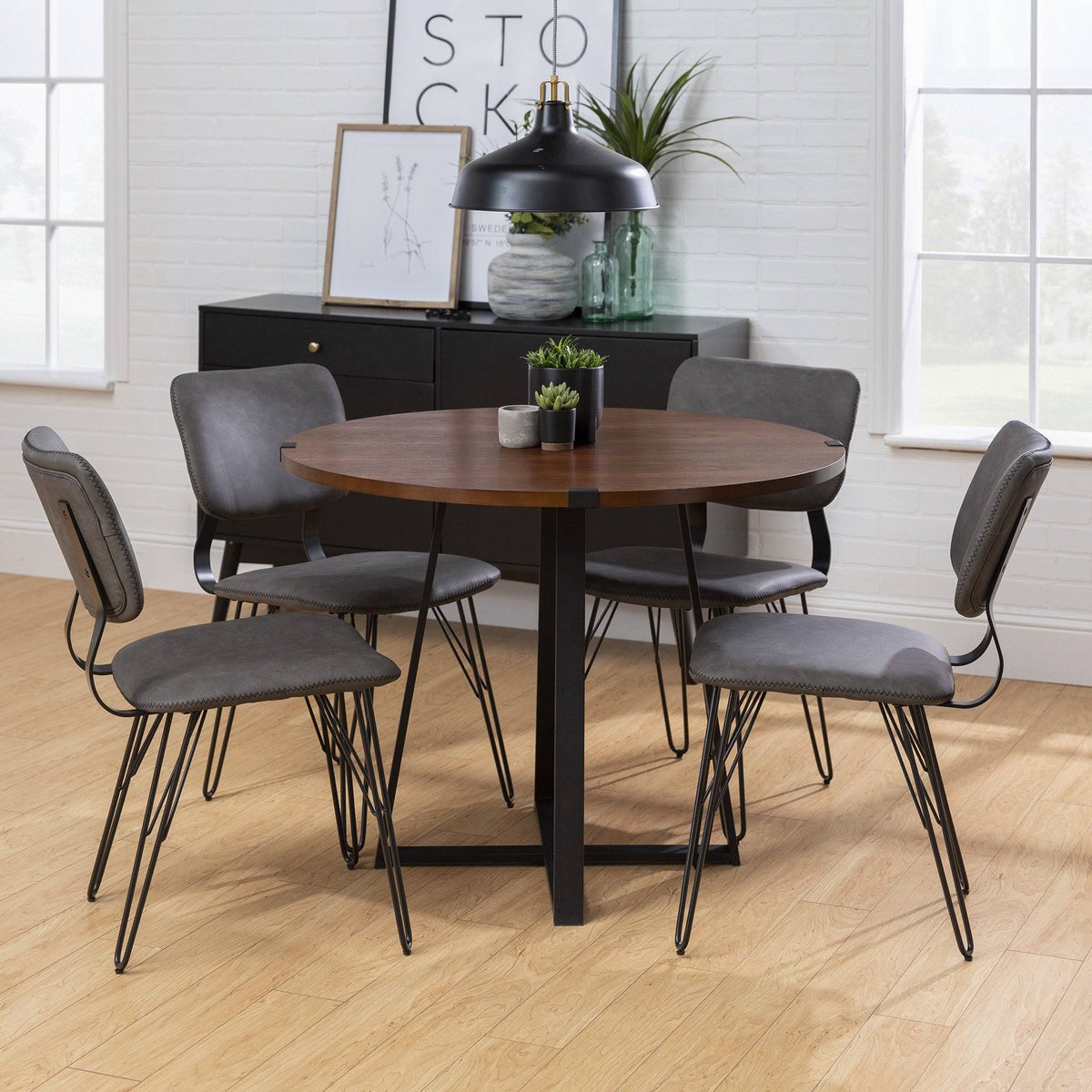 5-Piece Metal Wrap Dining Set H573484