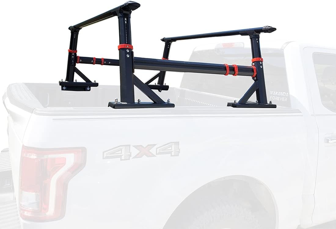 Heavy Duty Universal Pickup Truck Bed Rack with Side Rails T4938