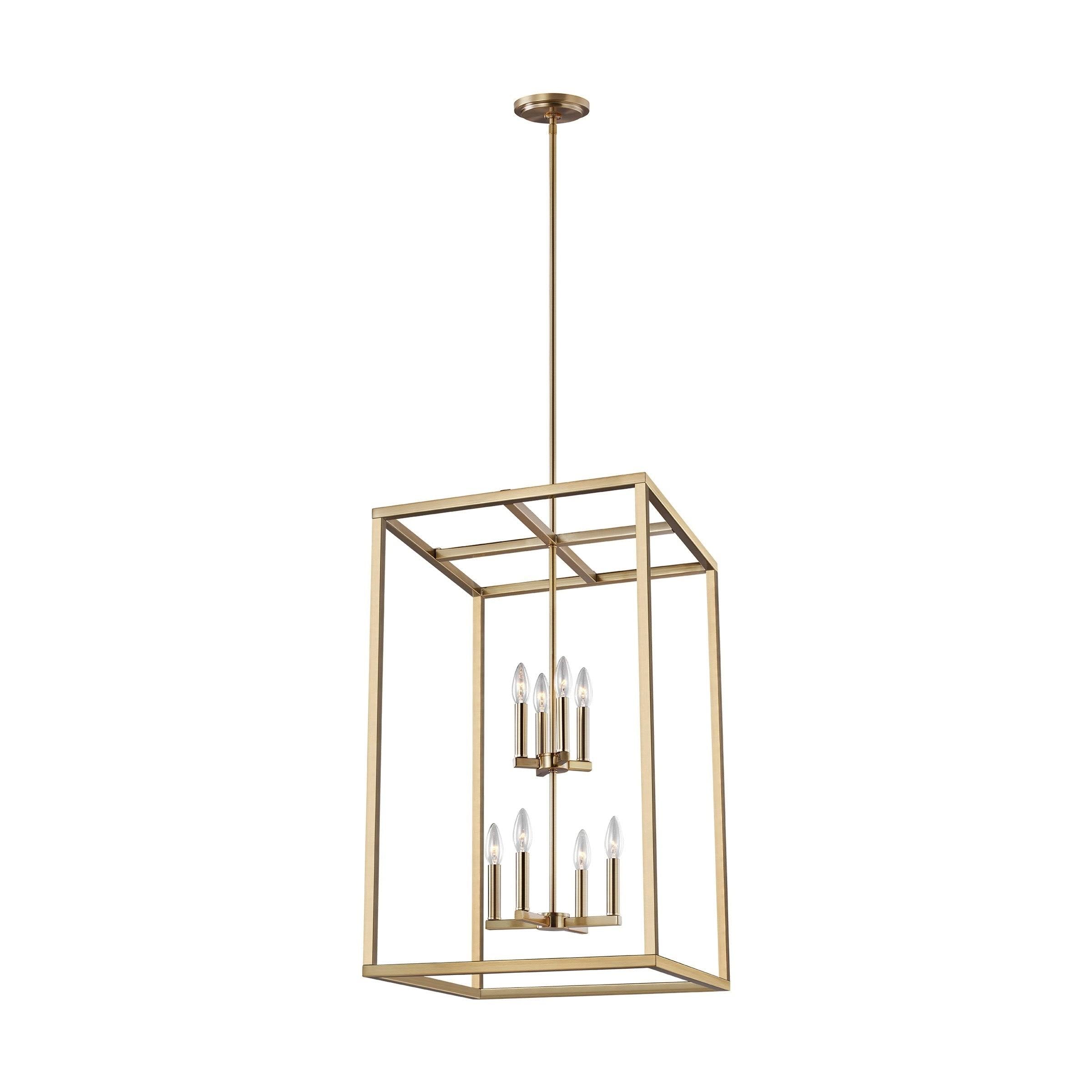 Satin Bronze 8-Light Hall/Foyer Light X3286
