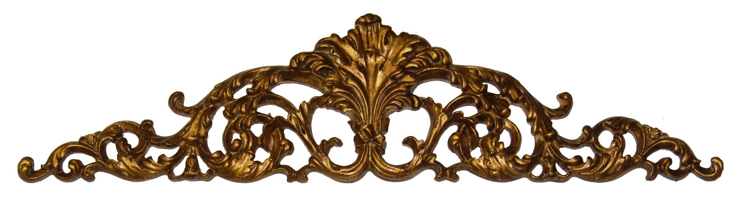 Open Leaf Acanthus Overdoor Gold J31971