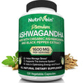 Organic Ashwagandha Capsules 1600mg 120 Vegan Pills J72675