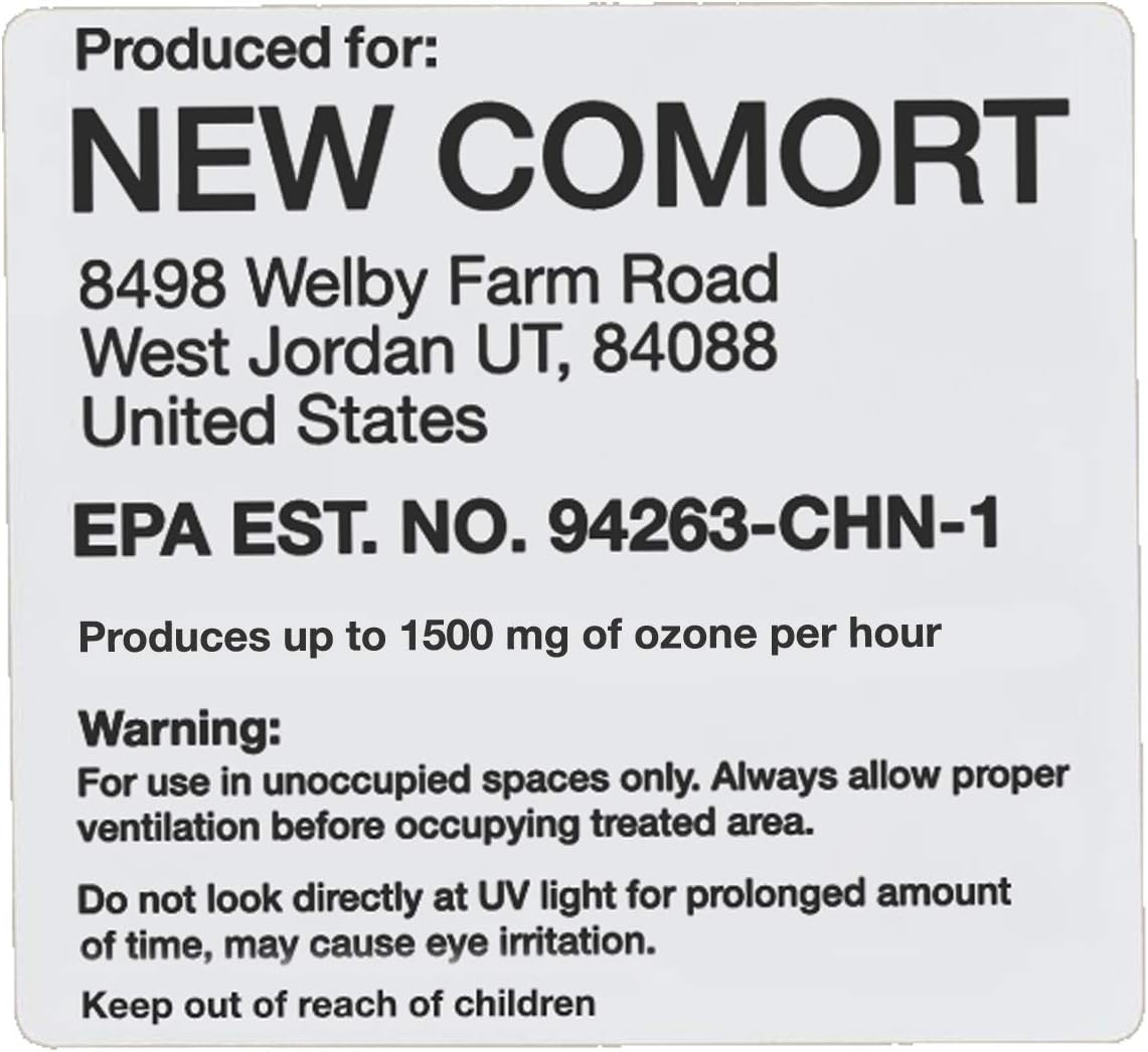 Black Commercial Ozone Generator and Ionizer G210