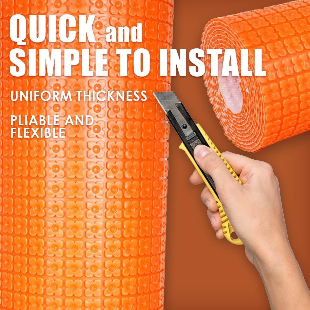 Heated Floor Uncoupling Membrane 54 SQFT G3788