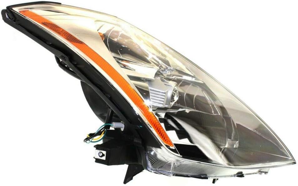 Passenger Side Halogen Headlight for Nissan 350Z 2003 2004 2005 Q971510