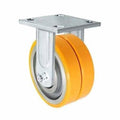 Dual Wheel Rigid Fixed Caster I2422